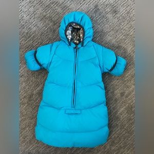 Newborn down snowsuit